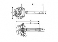 Planetengetriebe ACR f.Hitachi Anlasser s114-801b s114-801c - 1