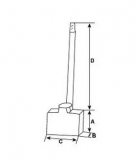 Kohlen 12V f.Delco Remy Lichtmaschine 1986853 140926 12SI TYPE 100 27SI TYPE 100 - 1