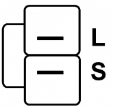 Regler 12V f.Hitachi Lichtmaschine L150-23156 LR160-140 LR160-140B LR160-154 LR160-168 - 1