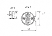 Magnetschalter AMJ 24V/150A f.Iskra DC-Motor Geichstrommotor 11250171 11.250.171 11250140 11.250.140 - 1