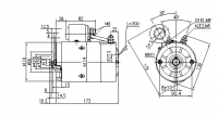 DC-Motor Gleichstrommotor CR 24V/2,2kw f.Anteo IM0269 AMJ5798 11216623 11.216.623 - 1