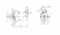 Gleichstrommotor Hubladebühne Elefantcar 24V/2,2kw f.550521 12988059 2001004 11.216.997 11216997 AMJ5885 MM60  11212987 AMJ5279 - 1