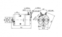 DC Motor Gleichstrommotor 12V/1,6KW f.MBB Hubfix K IM0117 AMJ5884 11216996 AMJ5701 11216077 AMJ5189 11212684 - 1