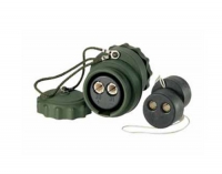 Nato Kupplung Vollgummi 2polig 35qmm VG96917D-001 5935-12-148-9716 51305492 301082 - 1