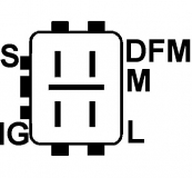 Regler 12V f.Denso Lichtmaschine 333043 - 1