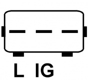 Regler 12V f.Denso Lichtmaschine 126000-2490 101211-1100 - 1