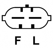 Regler 12V f.Denso Lichtmaschine 126600-3290 - 1