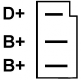 Regler 12V f.Valeo Lichtmaschine 505010 2518051 2541130 2541131 2541139 2541139B 2541148 2541154 2541264 2541290 2541300 2541400 - 1