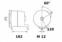 Lichtmaschine 24V/140A f.Iskra IA1103 11.203.239 11203239 AAT1337 MG311 11201899 AAT1308 - 1