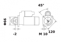 Anlasser Reduktionsgetriebestarter 12V/1,7kw 11z f.Mahle MS150 IS0642 11.130.642 11130642 AZE2521 A04009880 432561 433305 436068 - 1