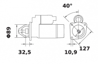 Anlasser 12V/3,0kw 10z f.Iskra IS1067 11.131.218 11131218 AZJ3402 MS434 388187A3 6106496M92 - 1