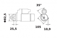 Anlasser Reduktionsgetriebestarter 12V/2,6kw 9z f.Iskra IS1231 11.131.950 11131950 AZE6556 MS29 11131663 AZE6537 01181877 011823 - 1