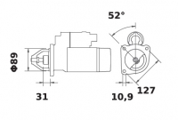 Anlasser Reduktionsgetriebestarter 24V/4,0kw 9z f.Iskra IS1245 11.131.869 11131869 AZF4234 MS72 11132142 AZF4314 - 1