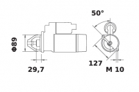Anlasser Reduktionsgetriebestarter 24V/3,0kw 10z f.Iskra IS1274 11.131.874 11131874 AZE6552 MS451 11131569 AZE6527 04115260 0411 - 1