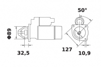 Anlasser Reduktionsgetriebestarter 12V/3,2kw 10z f.Iskra IS1288 11.132.376 11132376 AZE4281 MS657 11131892 AZE4192 CT142B2 32189 - 1