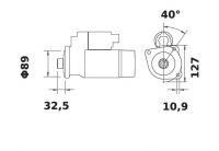 Anlasser Reduktionsgetriebestarter 24V/5,5kw 10z f.Mahle MS147 IS1294 11.132.187 11132187 AZF4839 MS147 11131899 AZF4699 3218968 - 1