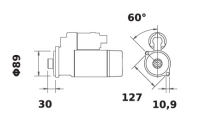 Anlasser Reduktionsgetriebestarter 12V/4,0kw 10z f.Iskra IS1375 11.132.367 11132367 AZF4861 MS653  11132009 AZF4814 04125029 - 1