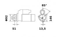 Anlasser 24V/6,2kw 11z f.Iskra IS9142 11.139.183 11139183 AZJ3489 MS473 11139158 AZJ3438 0041519401 0041518801 0041519501 000137 - 1