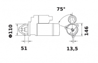 Anlasser 24V/6,2kw 11z f.Iskra IS9147 11.139.188 11139188 AZJ3494 MS462 11139163 AZJ3448 1317220 1317220R 1318615 1318615R 13572 - 1