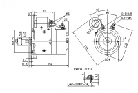 Mahle DC-Motor Gleichstrommotor ACR 12V/1,6kw f.Mahle MM125 IM0285 AMJ5822 11216708 11.216.708 11216410 AMJ5761 MM125 - 1