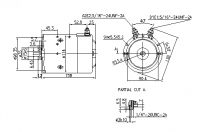 Mahle DC-Motor Gleichstrommotor ACR 48V/2,2kw f.Mahle MM28  IM0312 AMJ5833 11216787 11.216.787 11216654 AMJ5809 - 1