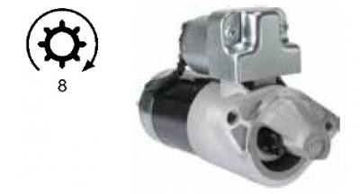 Anlasser Starter 12V/1,4kw 8z f. Chevrolet  3110077E22 3110077E20000 3110077E11 3110077E10000 3110077E10 3110067D20 3110067D10 3 - 0