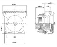 Nato Steckdose Metall 12polig VG96923L002 5935-12-128 51305411 - 1