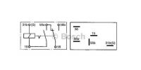 Relais Abblendlicht Bosch 24V 5polig 0332515012 2976539 1731091 1085140 7375140000 5145801209 3416528 03416528 630120008 6301200 - 1