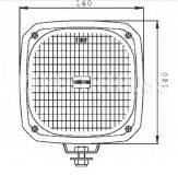 Arbeitsscheinwerfer H3 24V+12V Wohnmobil Trecker - 1
