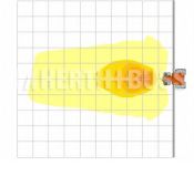 Arbeitsscheinwerfer mit Magnetbefestigung H3/24V - 1