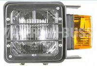 Hauptscheinwerfer mit Schutzgitter re. R2(Bilux)T4W P21W - 0