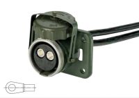 Nato Steckdose Metall nato-oliv 2polig 35qmm m.2,0m Kabel VG96917 51305238 - 0