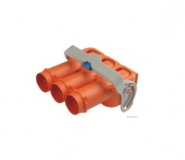 Steckgehäuse Flachsteckhülse Kostal PLK 14,5 3polig Code B 50390512 - 0