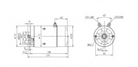 DC-Motor Gleichstrommotor ACR 24V/2,1KW f.Iskra IM0020 MM185 AMJ5114 11212524 11.212.524 11212415 11212258 AMJ5590 AMJ5532 - 1