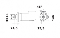 Anlasser 24V/6,6kw 11z f.Iskra IS9140 11.139.154 11139154 AZK3401 MS562 500325103 0001417074 - 1