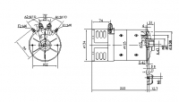 DC Motor Gleichstrommotor CR 24V/3,0KW f.Hydac Fluidtechnik 3298557 IM0358 AMK2635 11216918 11.216.918 AMK2627 11216645 - 1