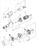 Planetengetriebe Getriebe f.Iskra Anlasser 16.908.922 16908922 MSX148 11131052 AZE2117 MS380 11131136 AZE2138 MS93 11131265 AZE2 - 1