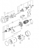 Buchse Lagerbuchse f.Iskra Anlasser 16.908.340 16908340 MSX305 11130728 AZF4507 MS141  11130729 AZF4508 MS435 11130730 AZF4509 M - 1