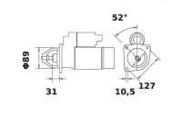 Anlasser Reduktionsgetriebestarter 24V/4,0kw 9z f.Iskra IS0842 11.130.491 11130491 AZJ3132  MS232 11130141 AZJ3518 2300088A 2913 - 1
