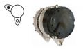 Lichtmaschine Generator 12V/70A f.New Holland Traktor 250C-455D E7NN10B376AA E7NN10B376BB E7NN10B376BA E7NN10B376AB E7NN10B376AA
