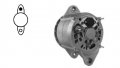 Lichtmaschine 24V/65A f. Case Crawler  Loader  Tractor 621B 621B-XR 621B-XT 821B 821B-XT m. 6T-590 6T-830 Cummins Diesel R941543