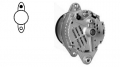Lichtmaschine 12V/80A f.Allis Chalmers Power Unit 685 1100 2100 2500 6138 m.Allis Diesel 10463072 10497177  1100072 1100073 1100