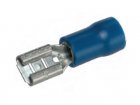 Flachsteckhülse teilisoliert blau 2,8mm f.1,5-2,5qmm(100 Stück) 192795