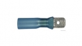 Schrumpfverbinder Flachstecker teilisoliert Duraseal Tyco blau 6,3mm f.1,5-2,5qmm (25 Stück) 50252626