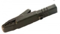 Krokodilklemme schwarz bis 11A Länge 80mm 192660