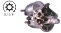 Anlasser 12V/1,4kW 9,10,11z f.Bosch 0001108123
