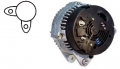 Lichtmaschine 12V/120A f.Bosch 0123515008