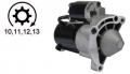 Anlasser 12V/1,4kW 10,11,12,13z f.Mitsubishi M1T80481 M1T80381 M1T80082 M1T80081 M0T86081 M0T20872ZE M0T20872  M0T20871ZE M0T208