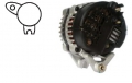 Lichtmaschine 12V/80A f.Valeo A13VI84 2541726B 2541726 9620333380