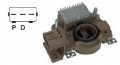 Regler 12V f.Mitsubishi Lichtmaschine A002TG1391 A003TB6581 A2TG1391 A2TG1391ZD A3TB6581 A3TB6781 A3TG5691